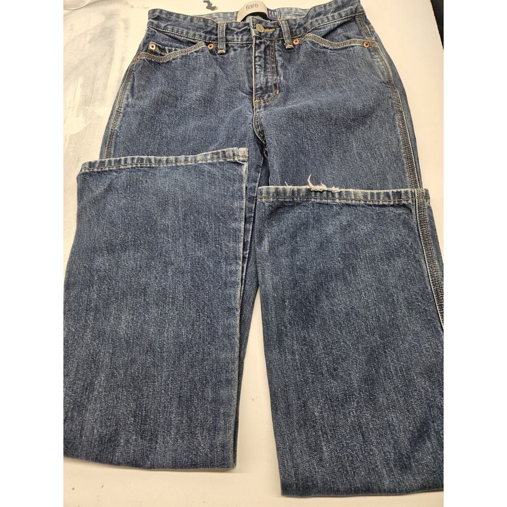 Vintage Gap Flare 100% Cotton High Rise Size 6 Jeans